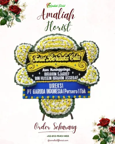 Papan Bunga Duka di Paremono