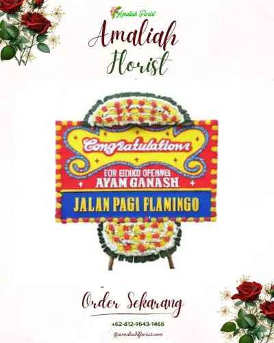 Bunga Papan Congratulation di Paremono